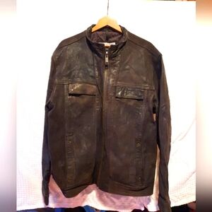 Marc New York Brown Leather Jacket